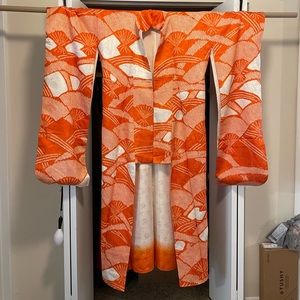 Authentic Vintage Japanese Furisode Kimono